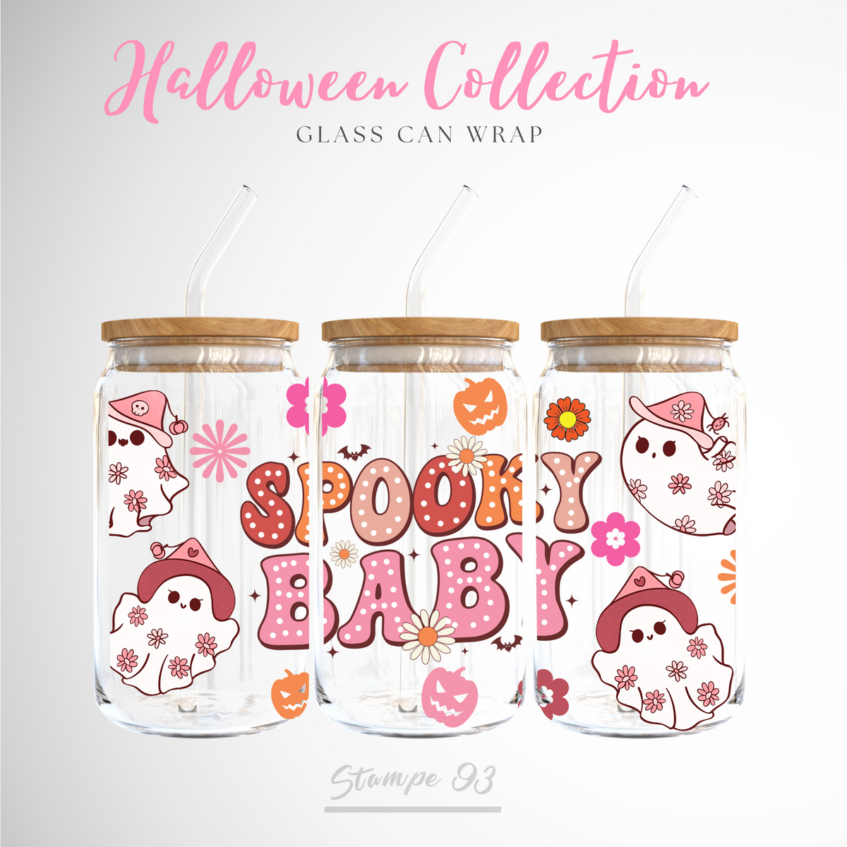 Spooky baby Wrap UV DTF Stickers