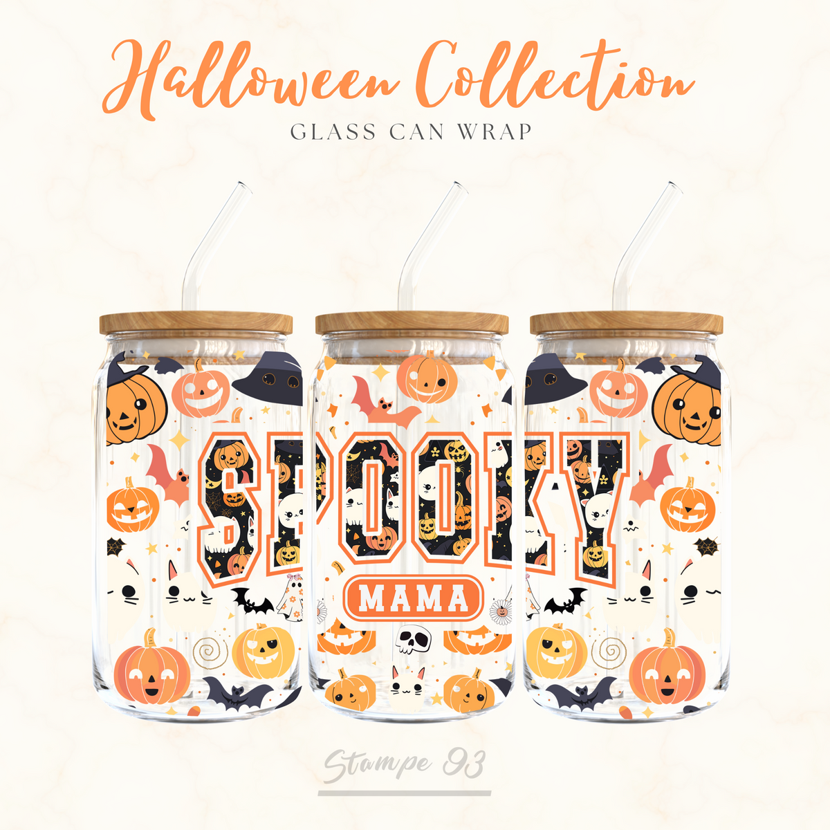 Spooky Mama Wrap UV DTF Sticker