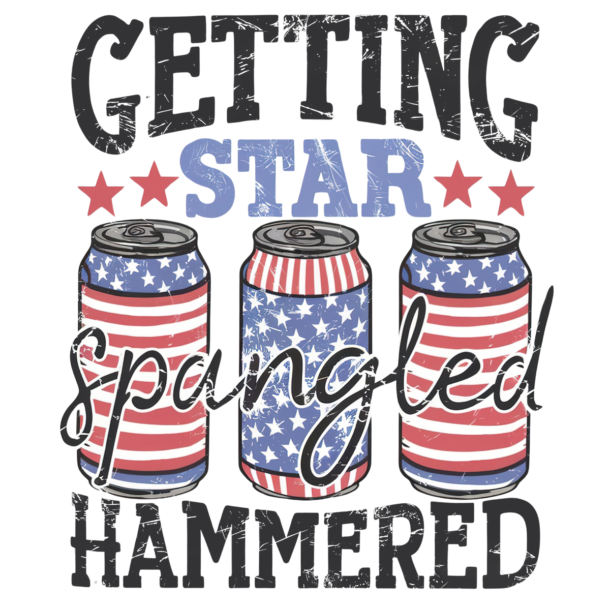 Getting Star Spangled Hammered Transfer