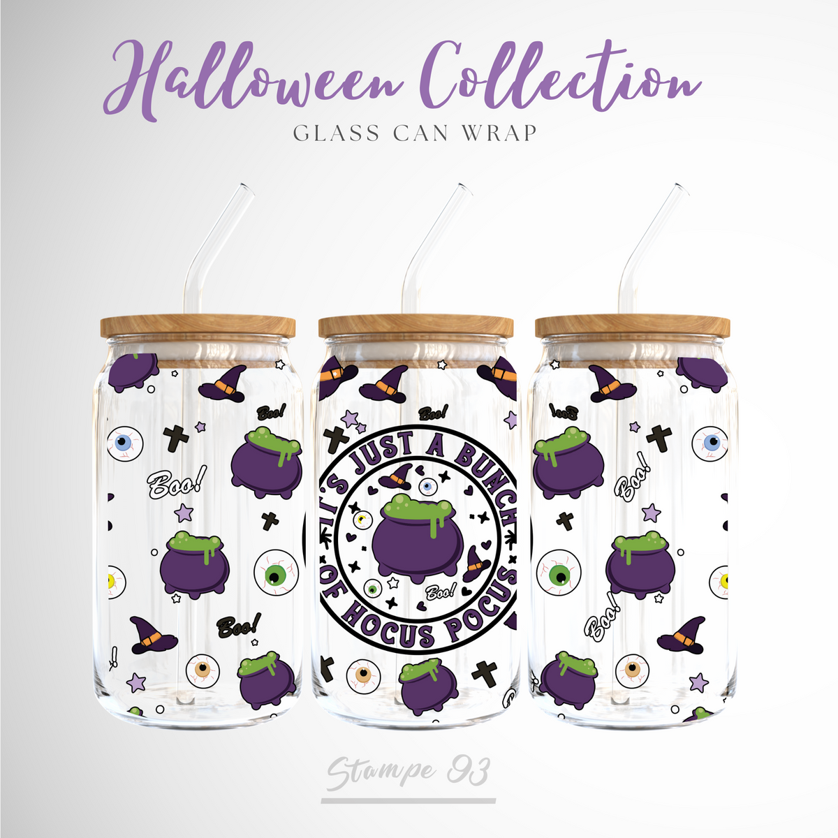 Bunch of Hocus Pocus Wrap UV DTF Stickers
