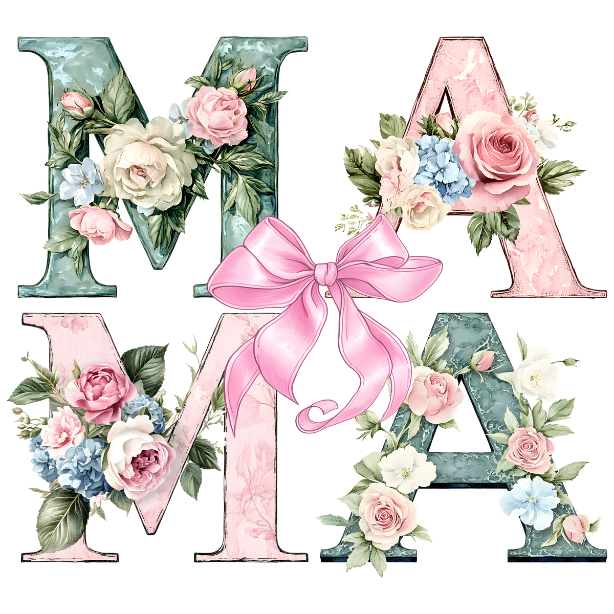 Mama Flowers Transfer